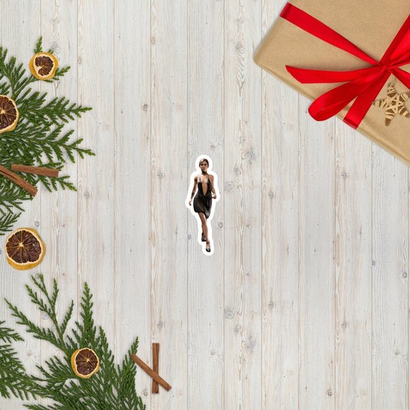 Sexy Ellie in dress Bubble-free stickers (Customizable) - Picture 3 of 3